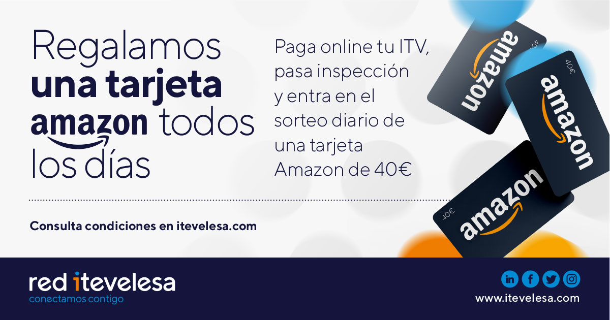 Regalamos una Tarjeta Amazon todos los dÃ­as: paga online y pasa tu ITV