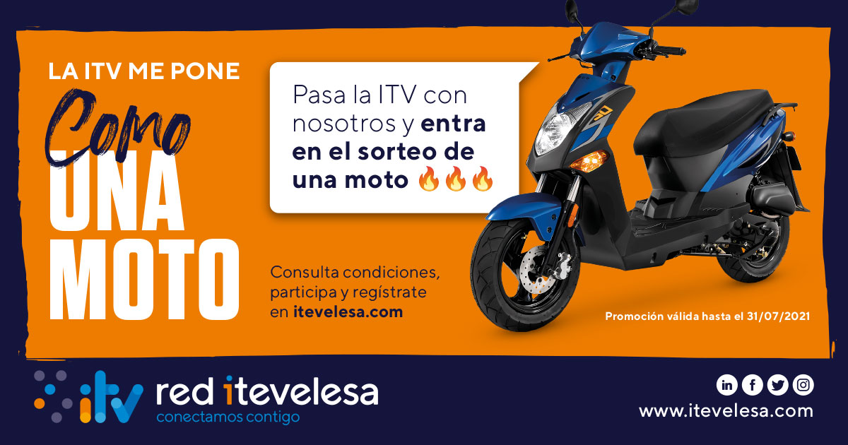 Â¡Pasa tu ITV y gana una moto en Red Itevelesa!